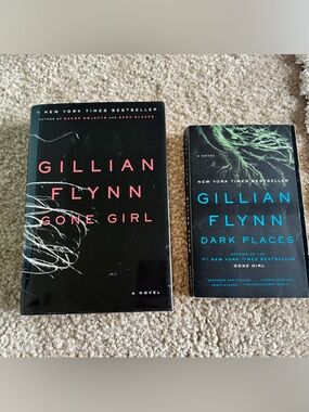Gone Girl Hardcover & Dark Places Paperback by Gillian Flynn Book Bundle